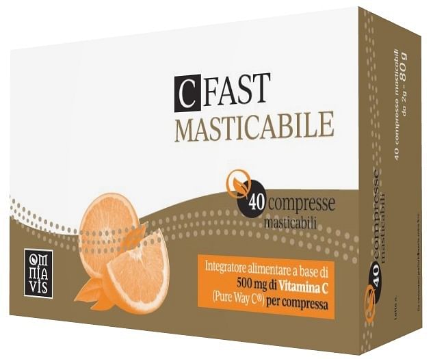 Fitopreparatori Italiani C Fast 40 Compresse Masticabili