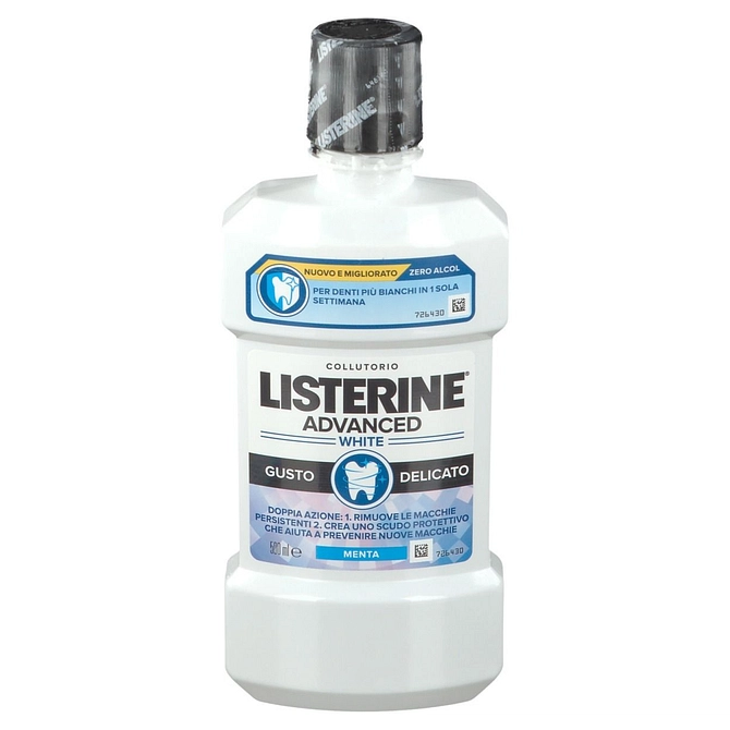 Listerine Advanced White 500 Ml Gusto Delicato