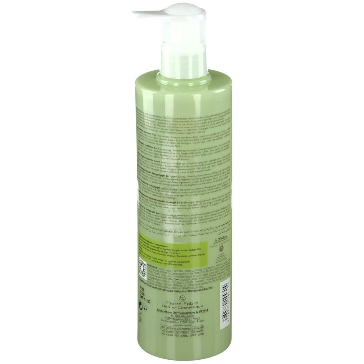 EXOMEGA CONTROL GEL LAVANT 2IN1 500 ML