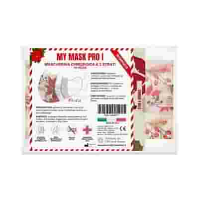 MYMASK PRO TIPO I MASCHERINA CHIRURGICA STAR & BERRIES 10 PEZZI