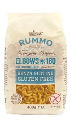 RUMMO ELBOWS N160 RISO INTEGRALE E MAIS 400 G RUMMO ELBOWS N160 RISO INTEGRALE E MAIS 400 G