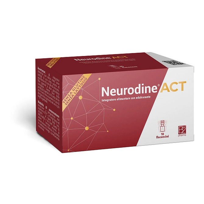 Neurodine Act Integratore Per Il Benessere Neurologico 12 Flaconcini X 10 Ml