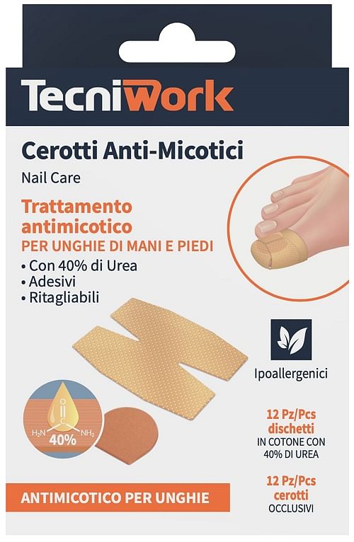 Cerotto Antimicosi Urea 12 Pezzi + 12 Fixing