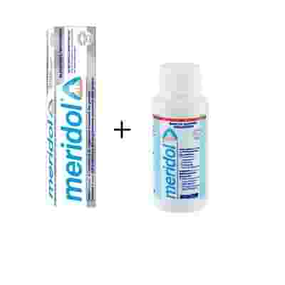 SPECIAL PACK MERIDOL WHITENING 2 PEZZI 1 DENTIFRICIO MERIDOL WHITENING 75 ML + 1 COLLUTORIO MERIDOL 100 ML IN OMAGGIO
