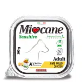 MIOCANE SENSITIVE SINGLE ANIMAL PROTEIN FORMULA ADULT PATE' POLLO 300 G