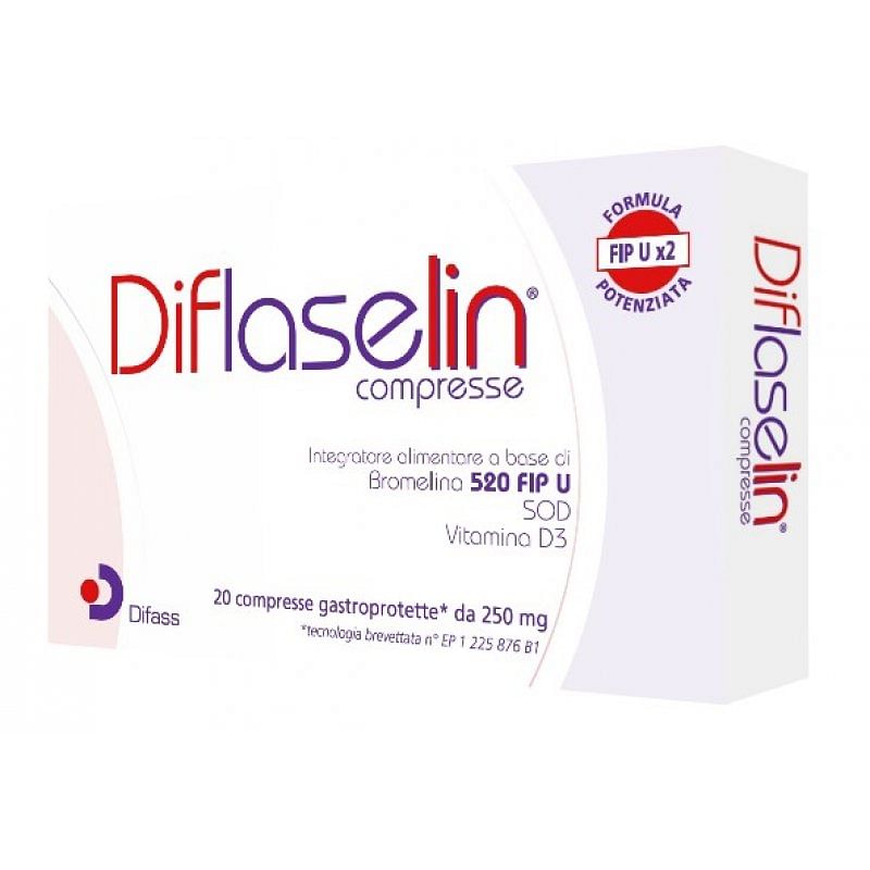 Diflaselin 20 Compresse Gastroprotette 250 Mg