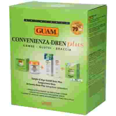 GUAM KIT FANGHI DREN 3 PEZZI 1 FANGO DREN PLUS 500 G + 1 FANGOCREMA 200 ML + 1 BRITANNIA DREN PLUS INTEGRATORE 360 ML