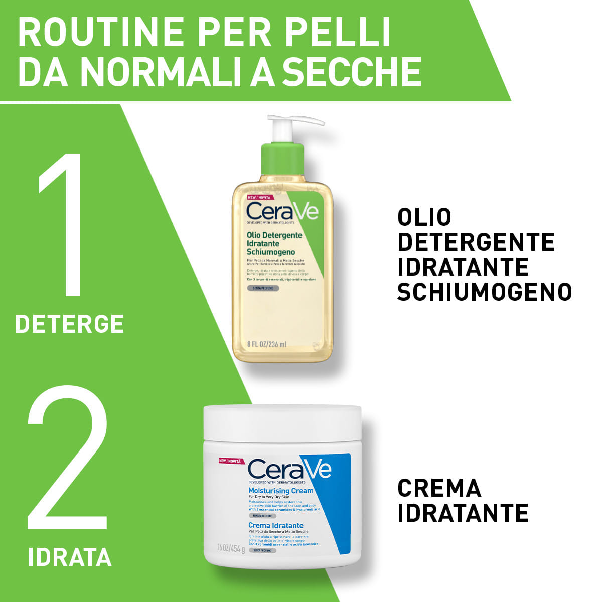 CERAVE OLIO DETERGENTE IDRATANTE SCHIUMOGENO 236 ML