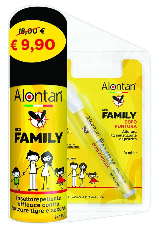 BI PACK NEO FAMILY SPRAY 75 ML + AFTERBITE DOPO PUNTURA 14 ML