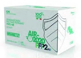 AIR-2020 SEMIMASCHERA FFP2 20 PEZZI BIANCA