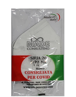 SIRIA 20 SEMIMASCHERA FILTRANTE ANTIPOLVERE FFP2 NR BIANCO