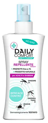 DAILY COMFORT ANTIZANZARE SPRAY REPELLENTE NO-GAS 100 ML DAILY COMFORT ANTIZANZARE SPRAY REPELLENTE NO-GAS 100 ML