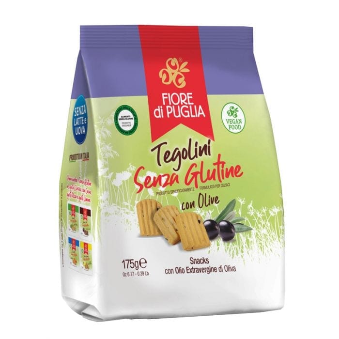FIORE DI PUGLIA TEGOLINI CON OLIVE 175 G