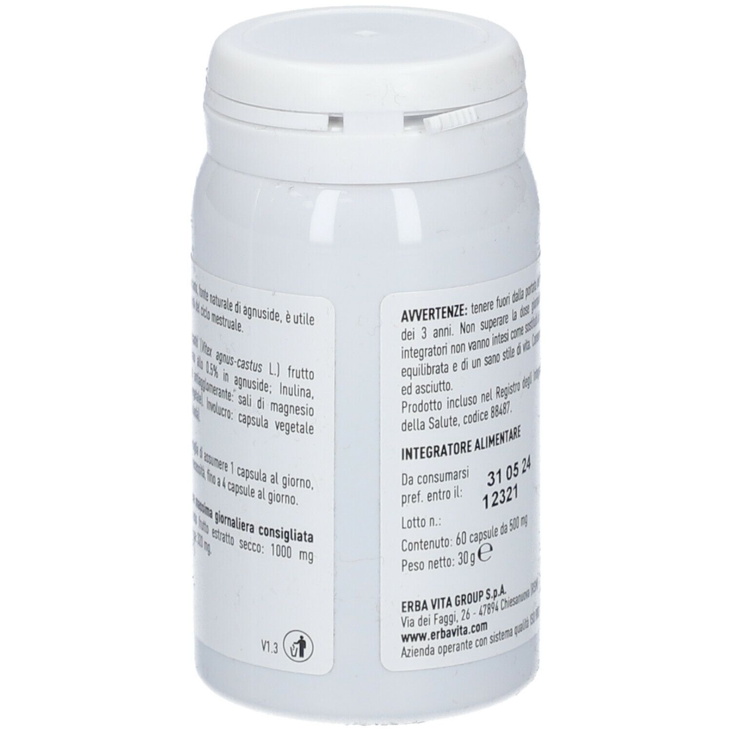 ERBA VITA AGNOCASTO 60 CAPSULE