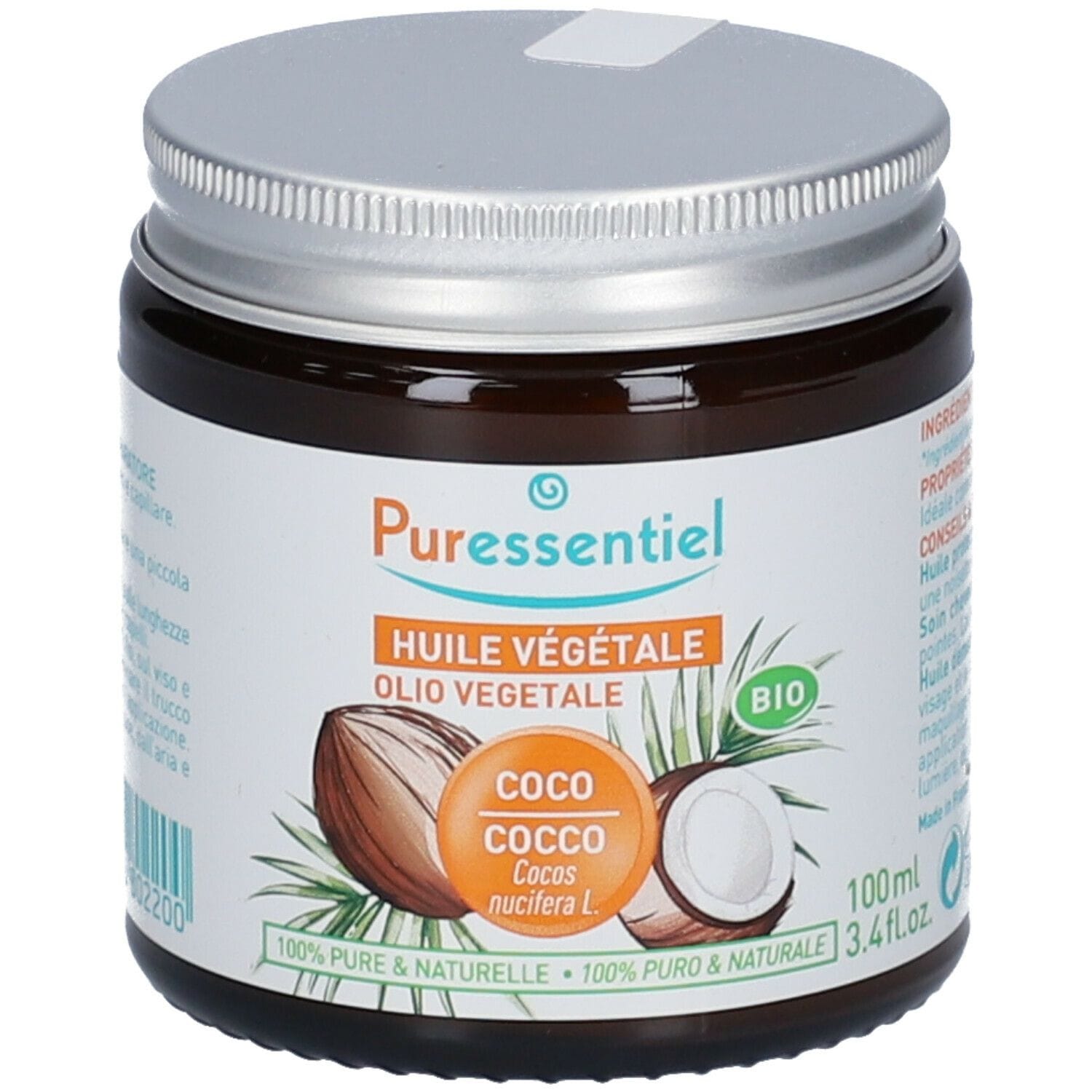 PURESSENTIEL COCCO OLIO VEGETALE 100 ML