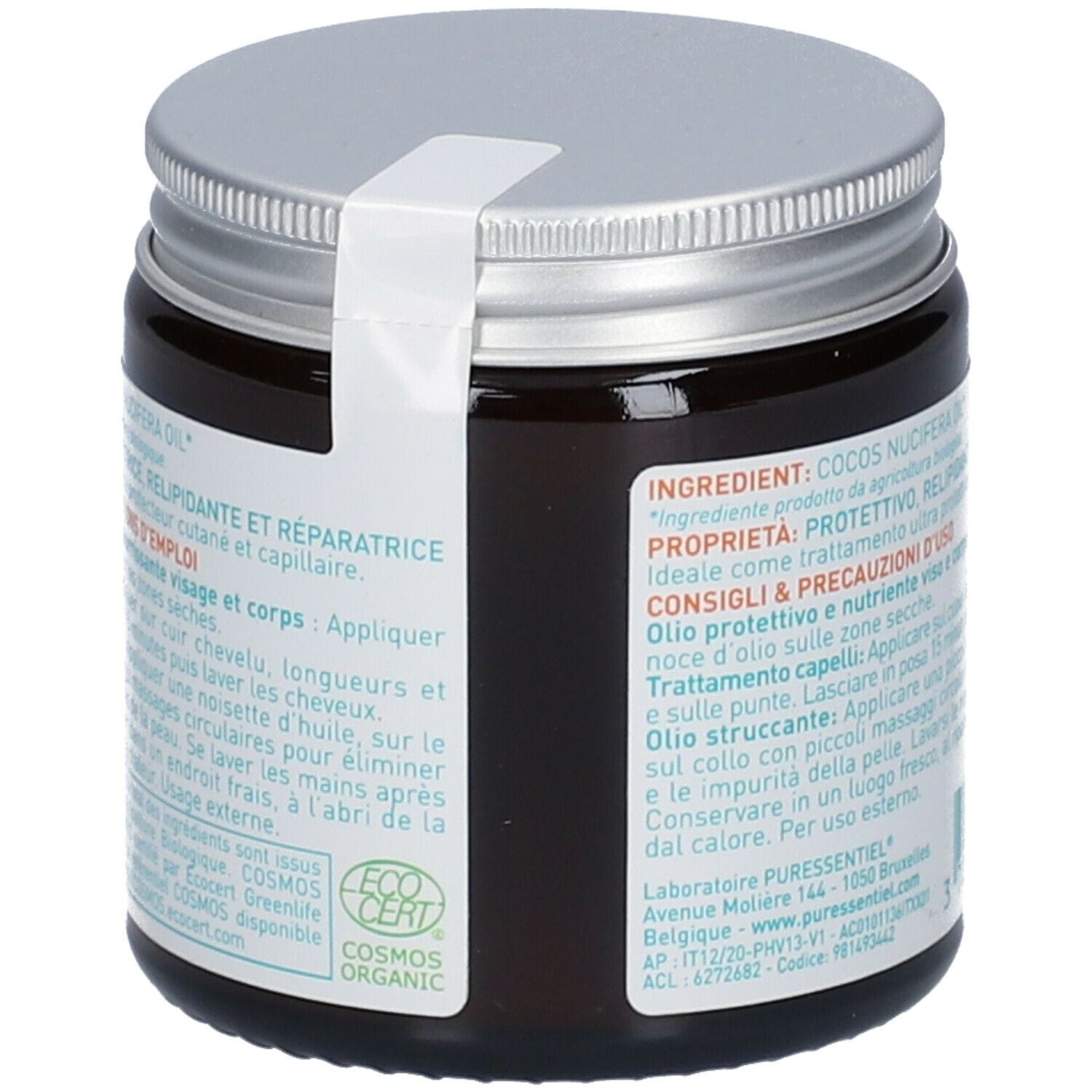 PURESSENTIEL COCCO OLIO VEGETALE 100 ML