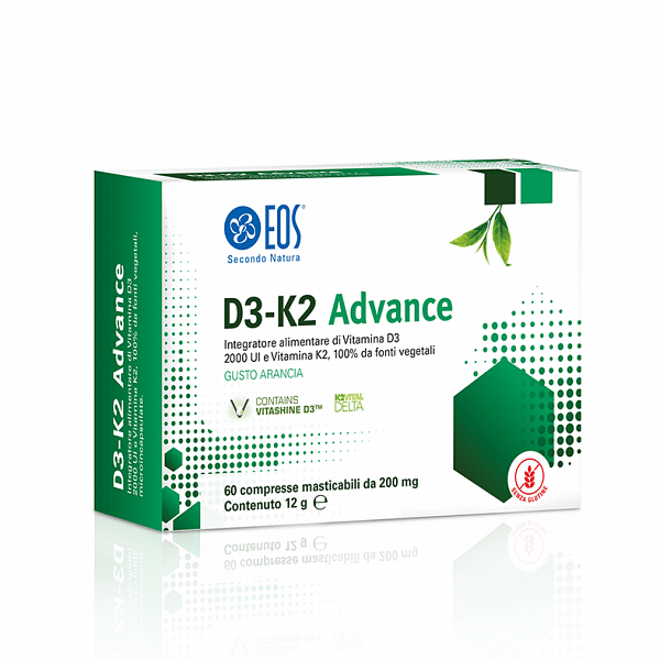 Eos D3 K2 Advance 60 Compresse Masticabili