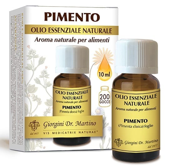 PIMENTO OLIO ESSENZIALE NATURALE AROMA PER ALIMENTI 10 ML
