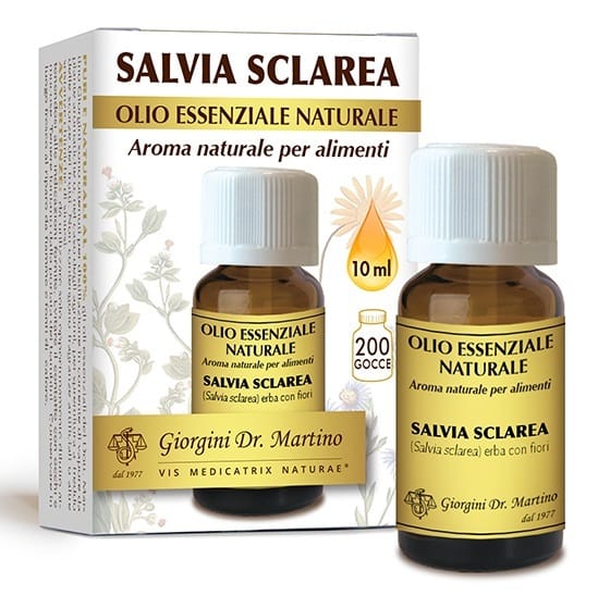 SALVIA SCLAREA OLIO ESSENZIALE NATURALE 10 ML