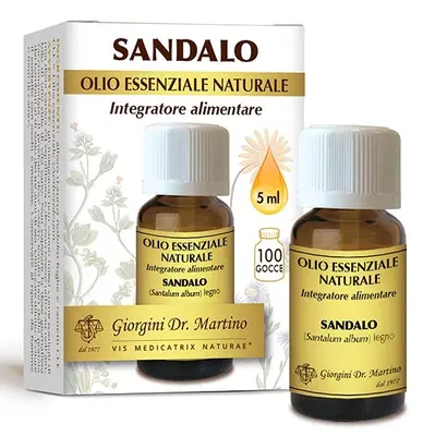SANDALO OLIO ESSENZIALE 5 ML SANDALO OLIO ESSENZIALE 5 ML