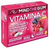 MIND THE GUM VITAMINA C FRUTTI ROSSI 18 GOMME CONFETTATE SENZA ZUCCHERO