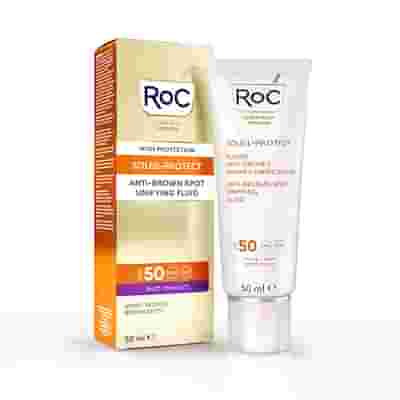 ROC FLUIDO SOLARE VISO SPF 50+ ANTIMACCHIE BRUNE  50 ML