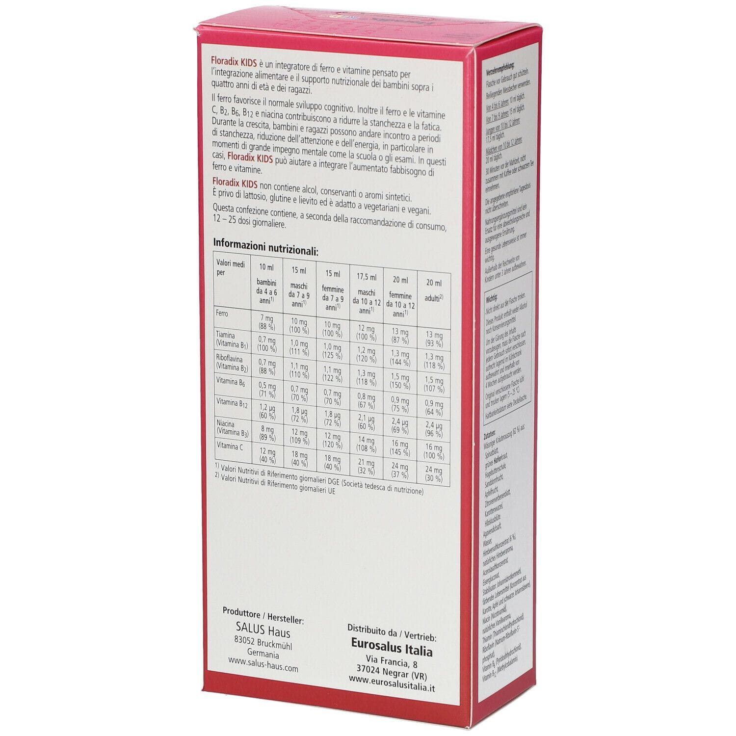 FLORADIX KIDS 250 ML