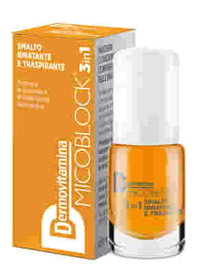 DERMOVITAMINA MICOBLOCK 3 IN 1 SMALTO IDRATANTE E TRASPIRANTE GIALLO 5 ML