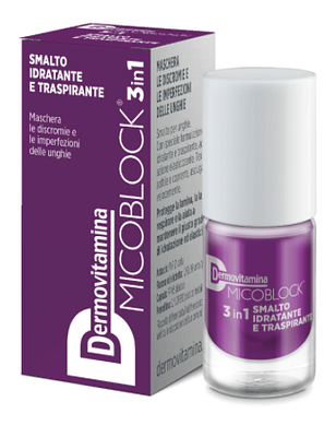 DERMOVITAMINA MICOBLOCK 3 IN 1 SMALTO IDRATANTE E TRASPIRANTE VIOLA 5 ML