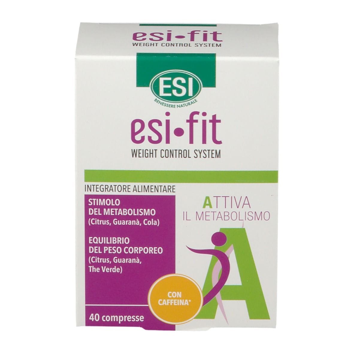 ESI FIT ATTIVA CON CAFFEINA 40 COMPRESSE