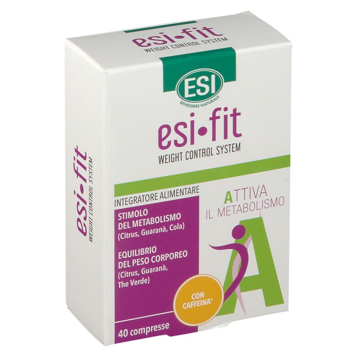 Esi Fit Attiva Con Caffeina 40 Compresse