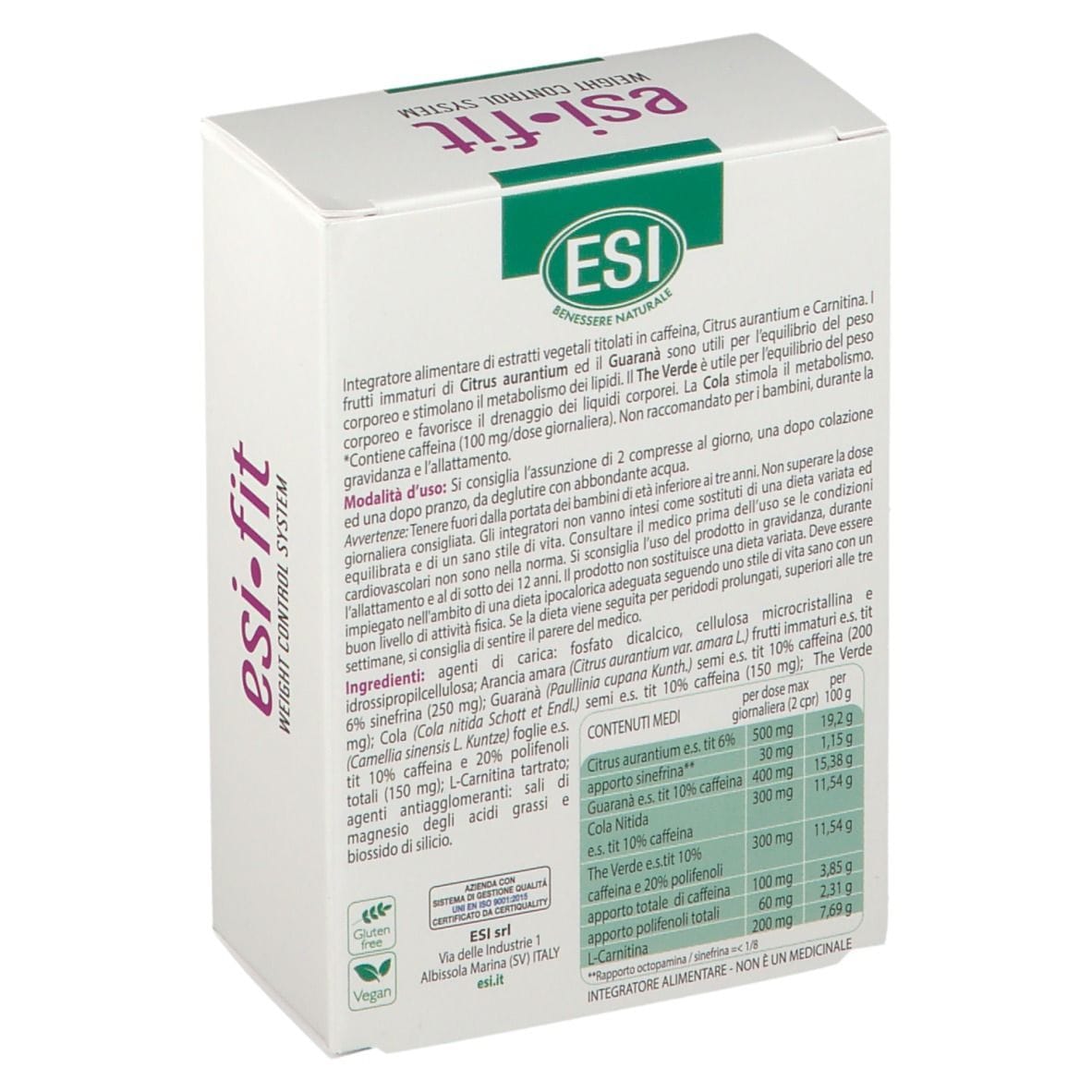 ESI FIT ATTIVA CON CAFFEINA 40 COMPRESSE