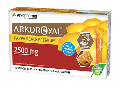 ARKOROYAL PAPPA REALE 2500 MG SENZA ZUCCHERO 10 FIALE