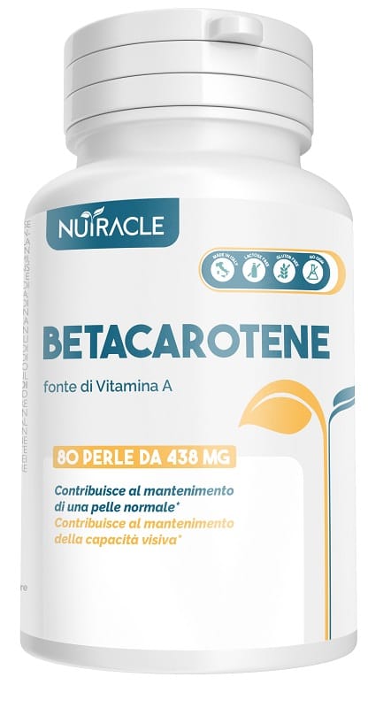 NUTRACLE BETACAROTENE 80 PERLE DA 438 MG
