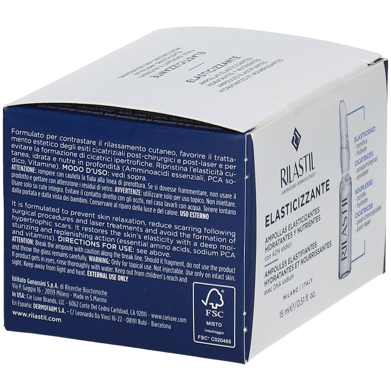 RILASTIL ELASTICIZZANTE 10 FIALE X 1,5 ML