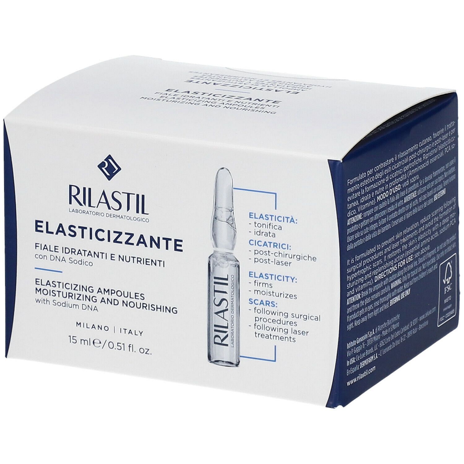 Rilastil Elasticizzante 10 Fiale X 1,5 Ml