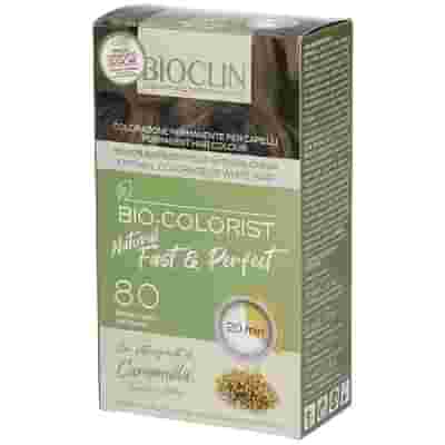 BIOCLIN BIO COLOR FAST&PERFECTION 8,0 BIONDO CHIARO CREMA COLORANTE 60 ML + RIVELATORE IN CREMA 60 ML + BIO COLOR SHAMPOO 10 ML + BIO COLOR MASCHERA 10 ML