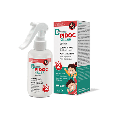 DERMOVITAMINA PIDOC KILLER SPRAY 120 ML PETTININO INCLUSO