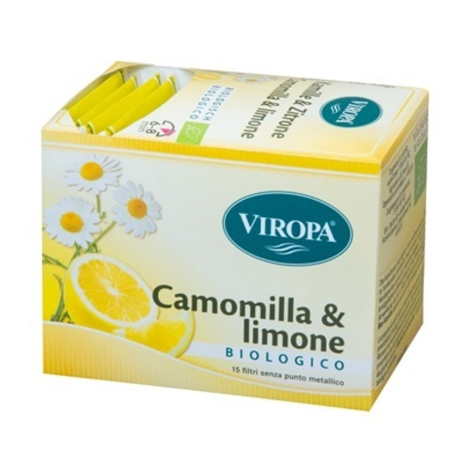 Viropa Camomilla&Limone Biologico 15 Filtri Da 1,5 G