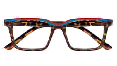 OCCHIALE DA LETTURA PREMONTATO TWINS GOLD BELLAG DEMI/ROSSO +3,00