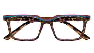 OCCHIALE DA LETTURA PREMONTATO TWINS GOLD BELLAG DEMI/ROSSO +3,50