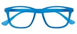 OCCHIALE DA LETTURA PREMONTATO TWINS SILVER FLAM BLU+3,00