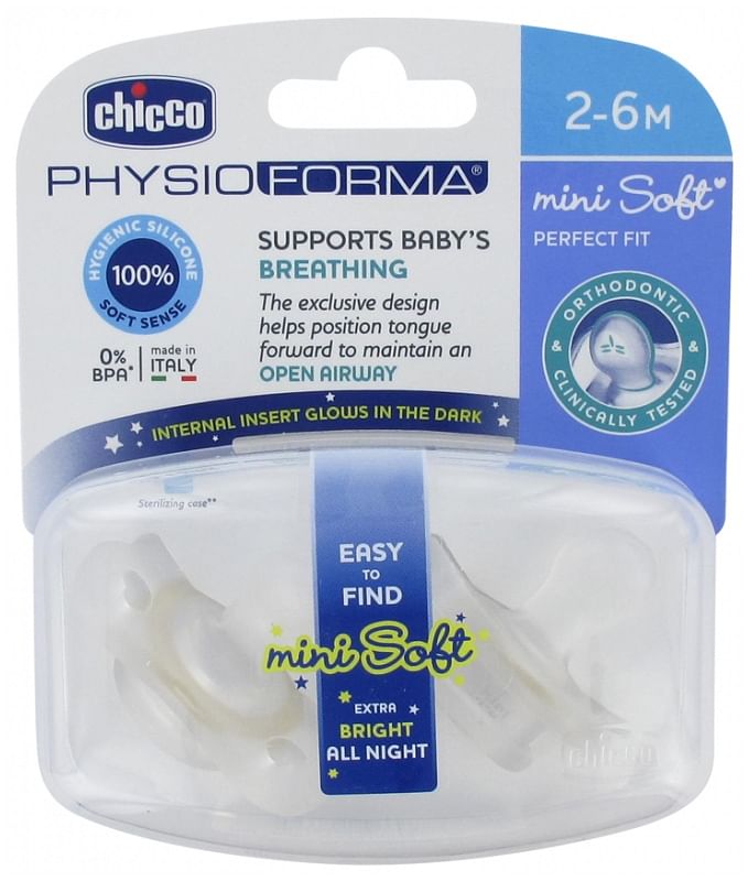 Chicco Gommottino Lumi Silicone 2 6 M 2 Pezzi C