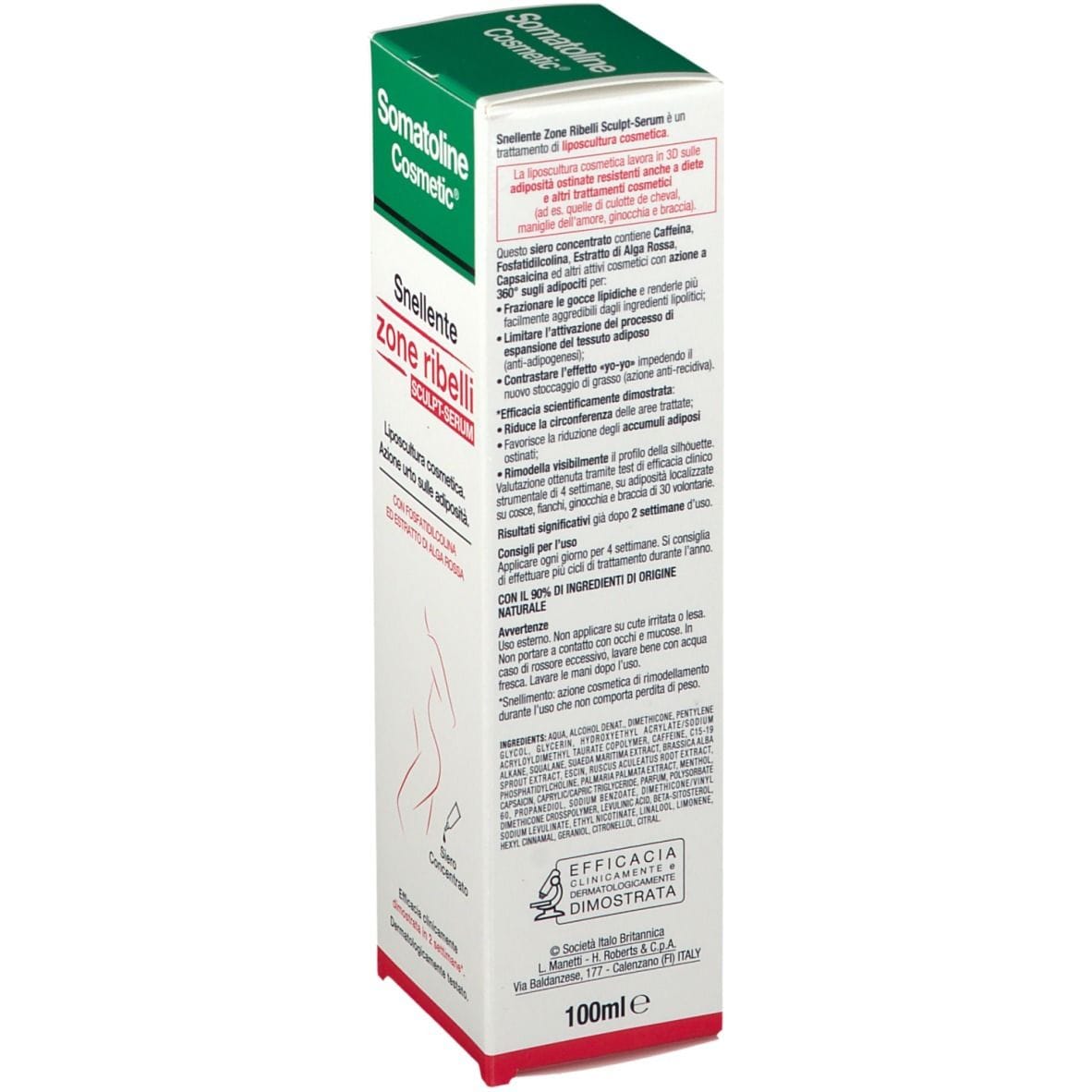 SOMATOLINE SKIN EXPERT ZONE RIBELLI SCULPT SERUM 100 ML