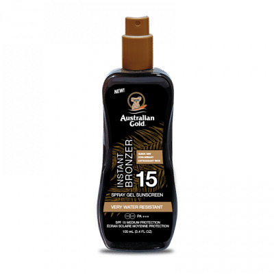 AUSTRALIAN GOLD SPF15 SPRAY GEL BRONZER 100 ML