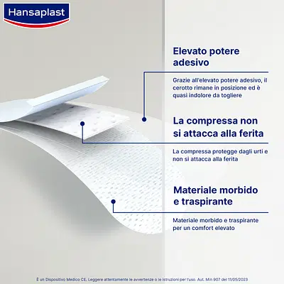 CEROTTO HANSAPLAST SENSITIVE XXL 5 PEZZI CEROTTO HANSAPLAST SENSITIVE XXL 5 PEZZI