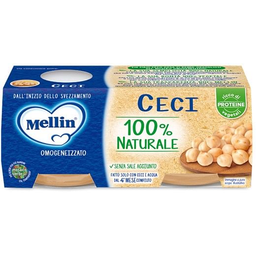 Mellin Omogeneizzato Ceci 2 X 80 G