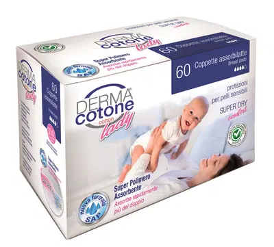 DERMACOTONE COPPETTA ASSORBILATTE 60 PEZZI DERMACOTONE COPPETTA ASSORBILATTE 60 PEZZI