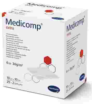 MEDICOMP EXTRA GARZA COMPRESSA IN TNT 10X10CM 50 PEZZI
