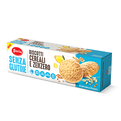 Doria Biscotti Cereali Zenzero 4 X37,5 G